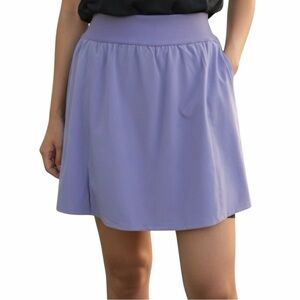 CRZ YOGA Light Purple Athletic Skirt with Built In Shorts Women’s Large